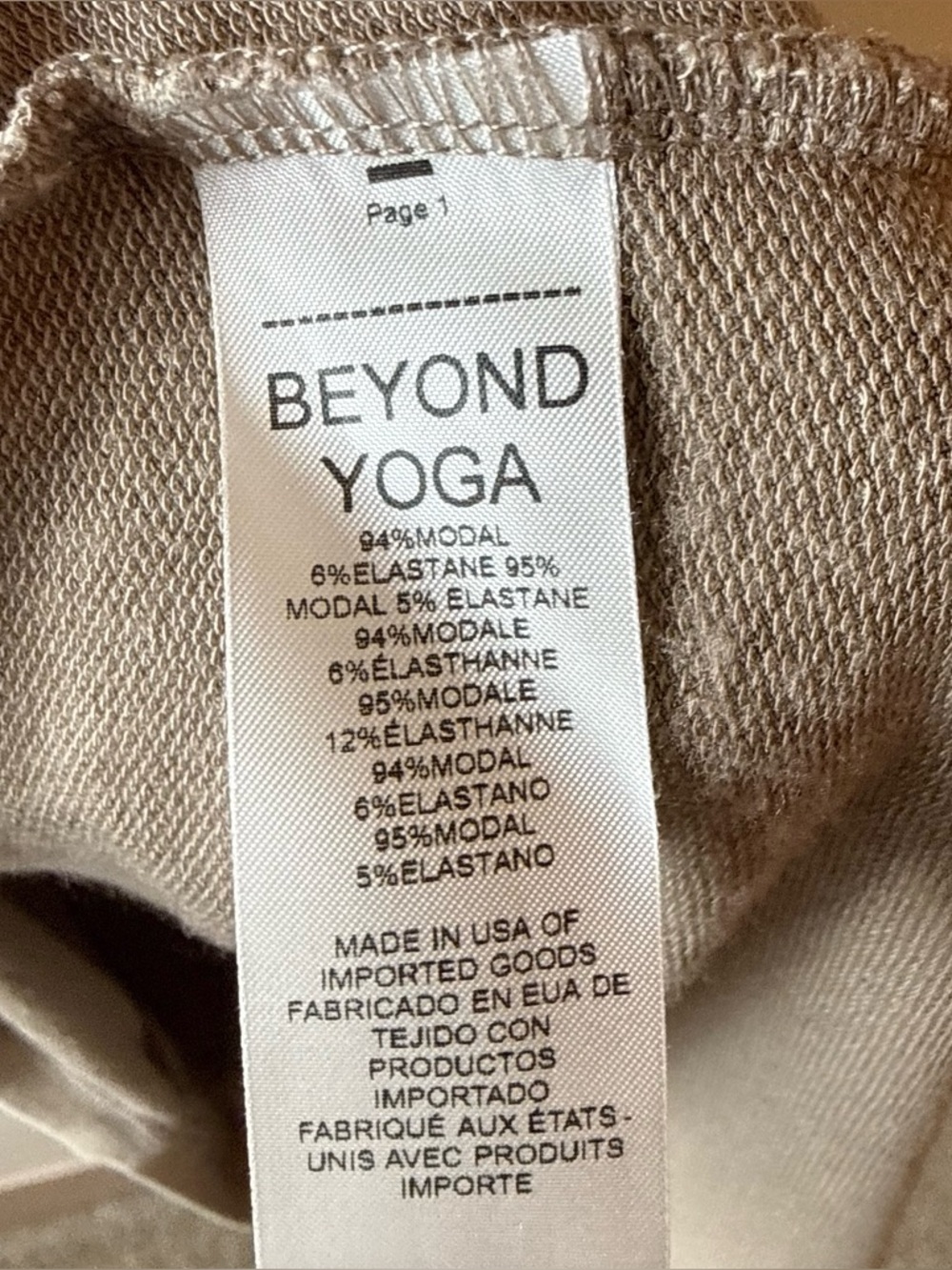 Beyond Yoga Out Of Town Dress Taupe Casual Athleisure Women’s Size XS - Picture 7 of 13